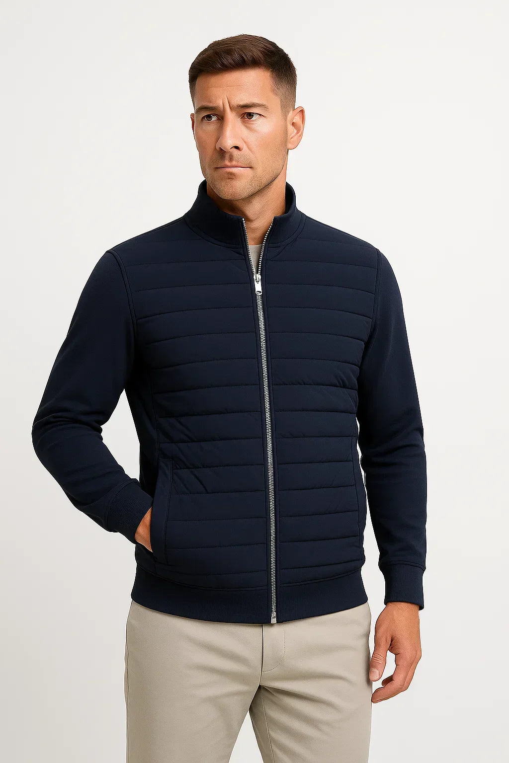 Veste Mi-Saison Hybride Matelassée Homme