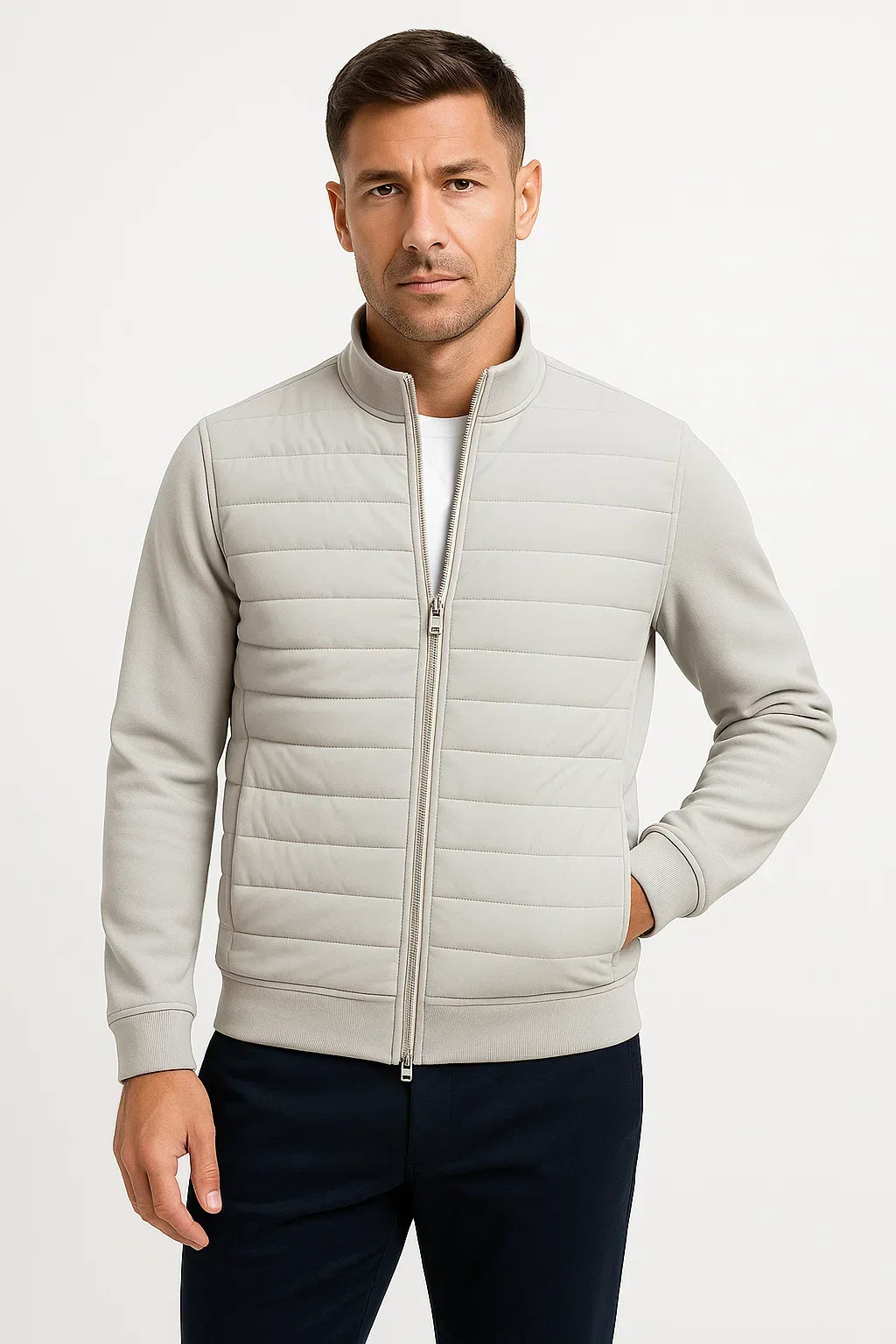 Veste Mi-Saison Hybride Matelassée Homme