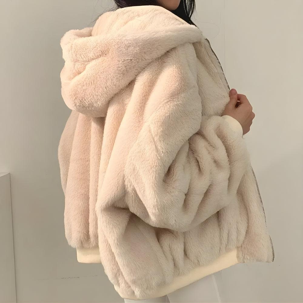 Veste Teddy Réversible Femme