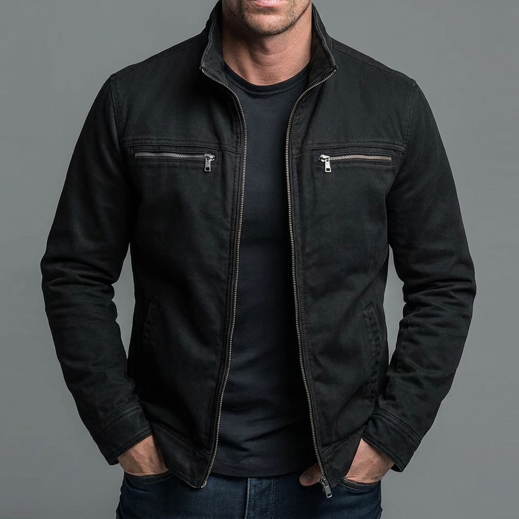 Veste Utilitaire Zippée Homme