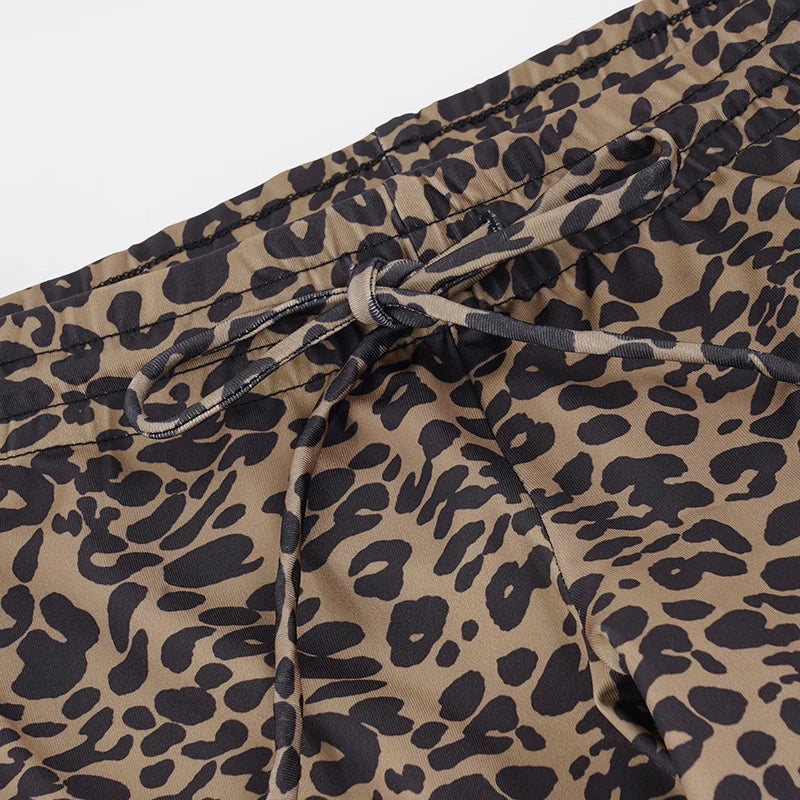 Pantalon Léopard Coupe Flare Femme