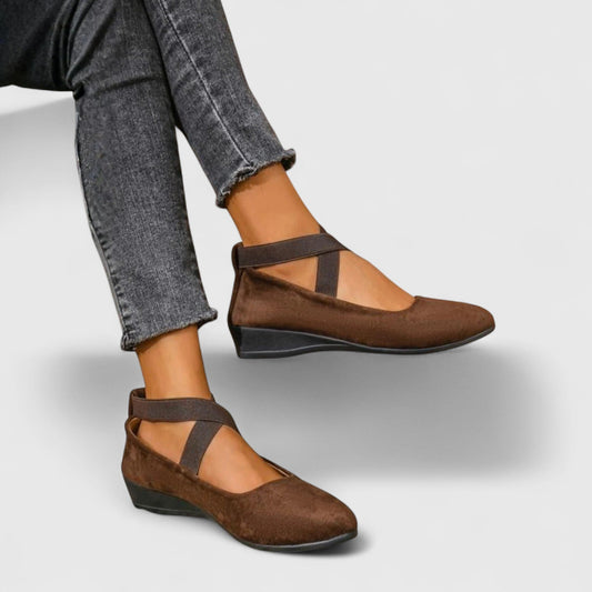 Ruœgy Ballerines À Brides Croisées Femme