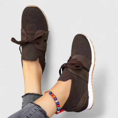 Ruœgy Baskets Orthopédiques à Lacets en Maille Femme