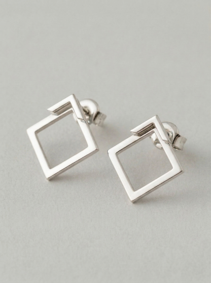 Ruœgy Boucles d’oreilles Carrées Femme