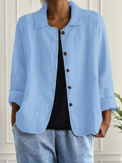 Ruœgy Blazer Oversize Boutonnage Devant Femme