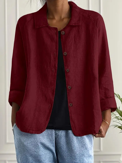 Ruœgy Blazer Oversize Boutonnage Devant Femme