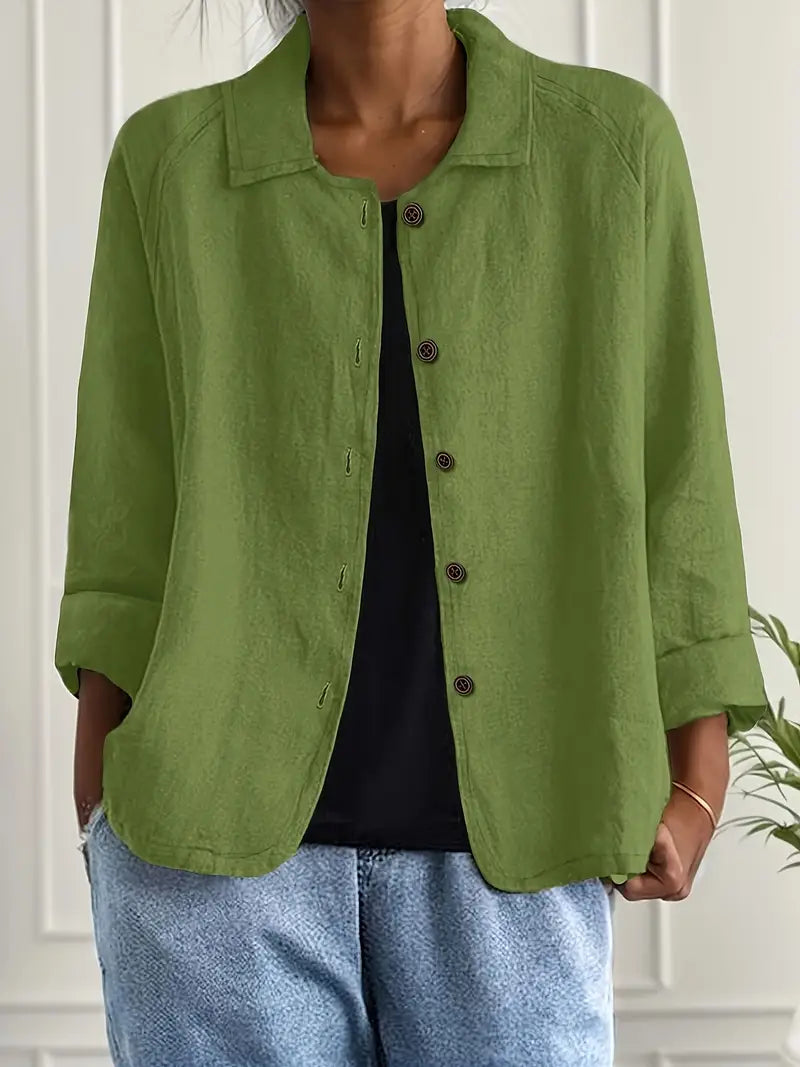Ruœgy Blazer Oversize Boutonnage Devant Femme