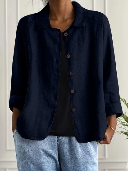 Ruœgy Blazer Oversize Boutonnage Devant Femme