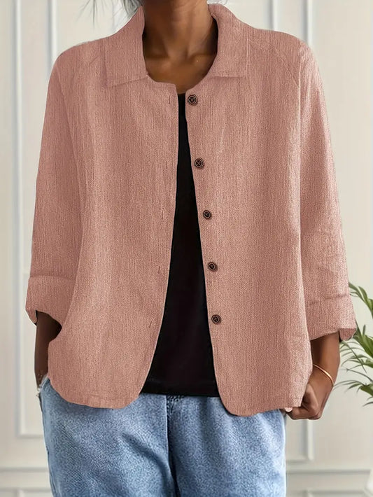 Ruœgy Blazer Oversize Boutonnage Devant Femme