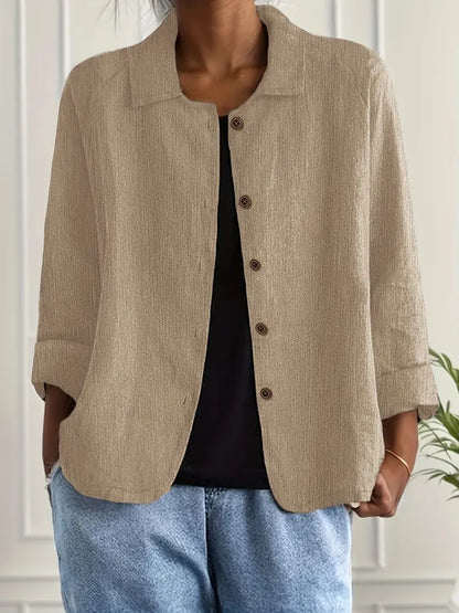 Ruœgy Blazer Oversize Boutonnage Devant Femme