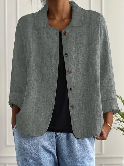 Ruœgy Blazer Oversize Boutonnage Devant Femme