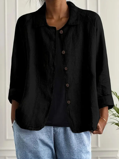Ruœgy Blazer Oversize Boutonnage Devant Femme